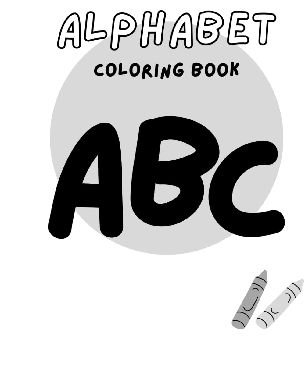 My first Alphabet colouring book