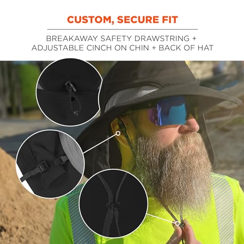 Image of Ergodyne Chill Its 8934 Ranger Hat with Neck Shade
