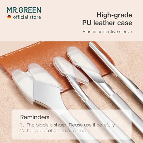 Kit de couteaux de pédicure professionnels et pinces à cuticules - 4