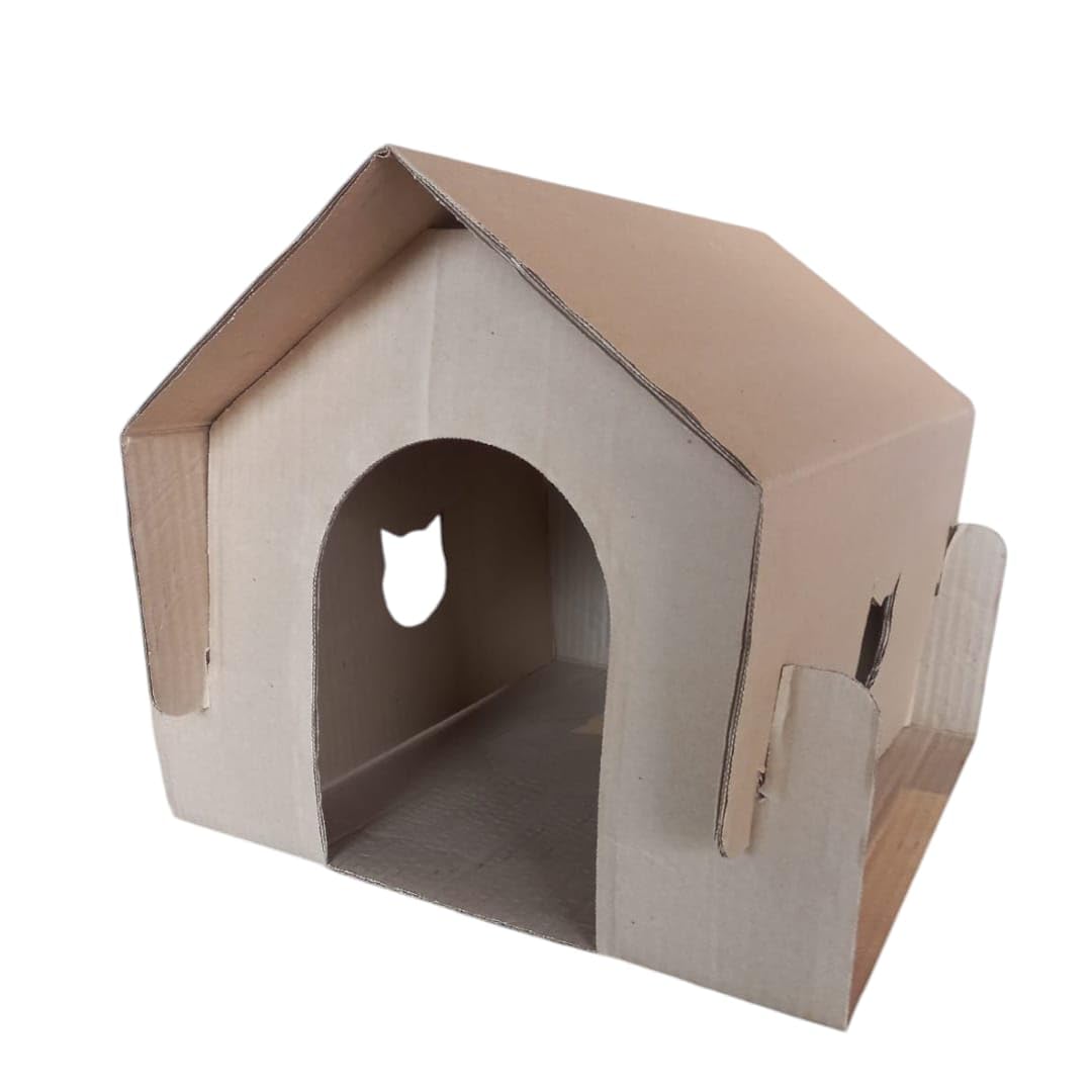 Toca Para Gatos Em Papelão - Baú Pet
