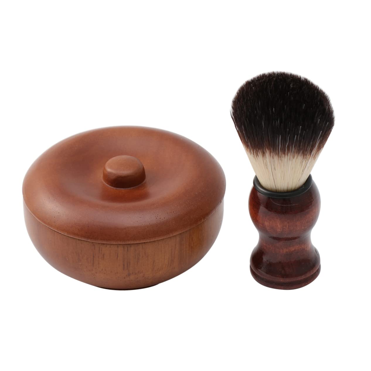 Angoily Rasatura per Barba Uomo Spazzola da Barba e Ciotola Strumento per Pulizia Viso Completo Realizzato in Materiale