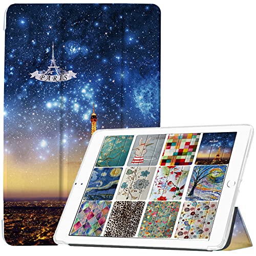 Image of DuraSafe Cases for Old Model iPad 2nd Gen 9.7 inch 2011 TPU Cover A1395 A1396 A1397 MC769HN /A MC770HN /A MC954HN /A MC960HN /A MC979HN /A MC980HN /A MC989HN /A MC916HN /A MC981HN /A MC957HN /A Printed Paris Night