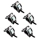 Xsayjia Truss Clamp Befestigungshaken 32-35mm Aluminium Legierung Heavy Duty 75KG für Spotlights Moving Head Lighting Unterstützt (5 Stück)