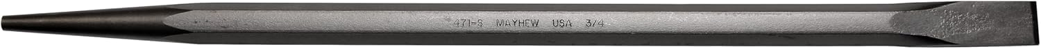 Mayhew Tools 75127 Straight Pinch Bar, 20", Shot Blast Finish