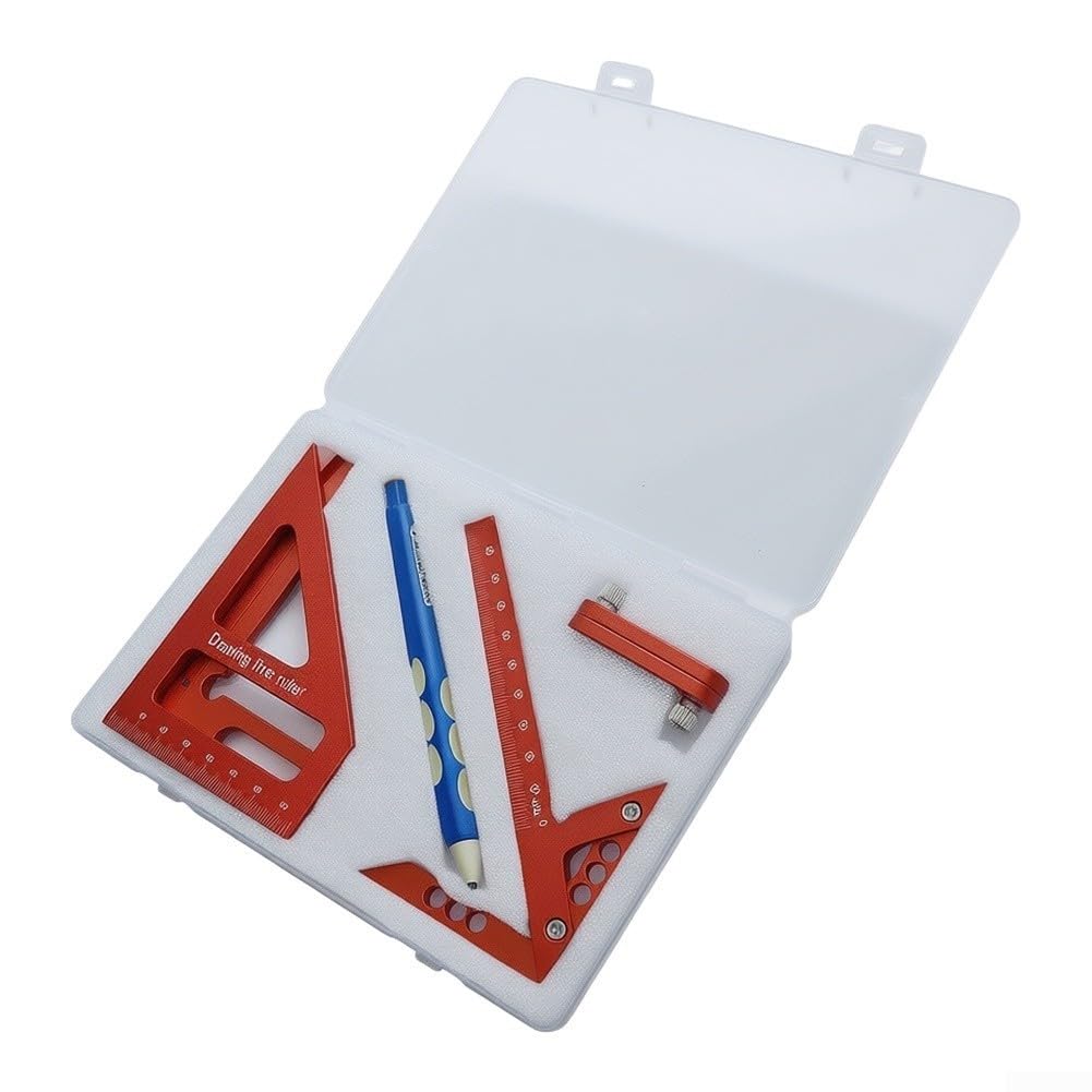 Regla de Ángulo Digital Aluminio, Medidor 22.5°-90°, Carpintería
