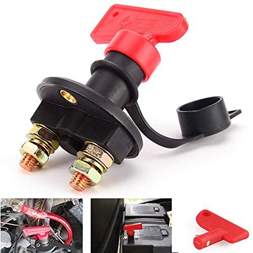 Interruttore Isolatore Batteria 12V-48V Riloer – 300A Continuo, Montaggio A Pannello, Per Barca, Camper, Auto