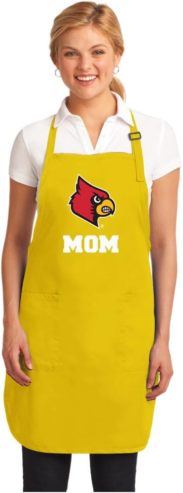Broad Bay University of Louisville Mom Aprons Louisville Cardinals Mom Apron MADE IN AMERICA