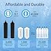 Renami Gravity Water Filter Replacement for Berkey® BB9-2® Black Filters & PF-2® Fluoride Filters, Compatible with Berkey® Gravity Water Filter System, Combo Pack