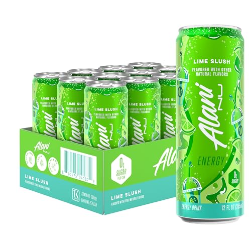 Alani Nu Lime Slush Sugar Free Energy Drink (Pack of 12)
