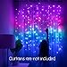 Something Unicorn - LED String Curtain Lights with Dimmer Switch for Teen Room, Girls Room, College Dorm, Nursery and Kids Room Decor. Perfect for Mermaid, Purple, Pink Decoration. (Standard Version)