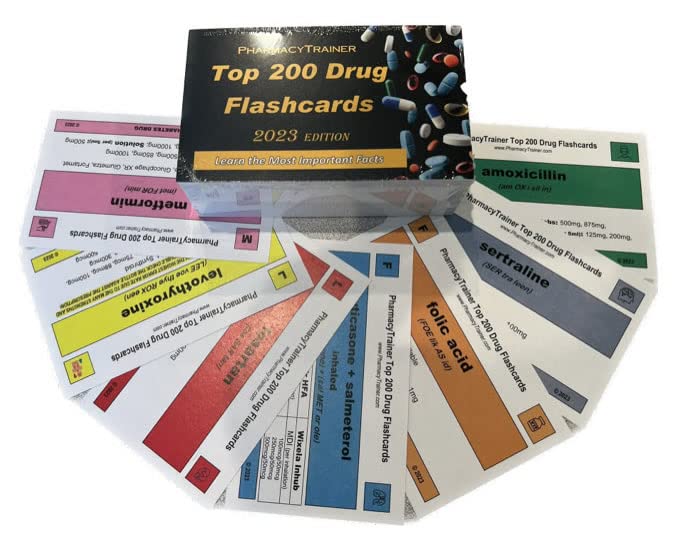 List of Ten Best Pharmacology Flash Cards Top Picks 2023 Reviews
