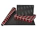 American Greetings Jumbo Reversible Wrapping Paper Roll for Christmas, Red and Black Holiday Gift Wrap (175 sq. ft., 1 Extra Large Roll-30 in. x 70 ft.) Polka Dots and Plaid