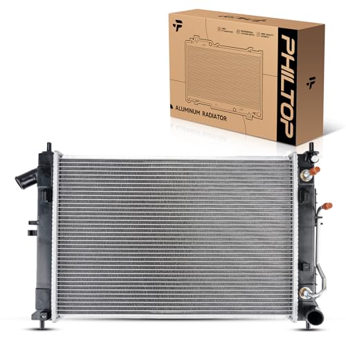 PHILTOP Aluminum Replacement Radiator for 2015-2018 Forte, 2014-2015 Elantr-, 2016 Elantr- 1.8L, 2016-2017 Elantr- GT, 2014-2018 Forte- 2.0L, 2014 Elantr- Coupe, 2015-2016 Forte Koup 2.0L CU13412