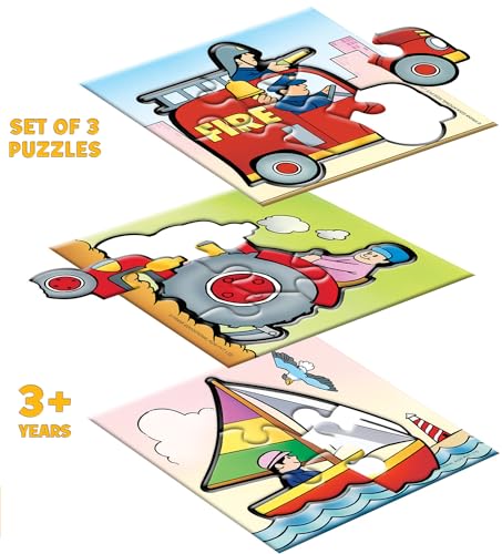 Frank Transport Theme Jigsaw Puzzle for Kids Above 3+ Years - Fun & Challenging Brain Booster Games for Kids - Educational Puzzle for Focus and Memory - 10204 - Image 5