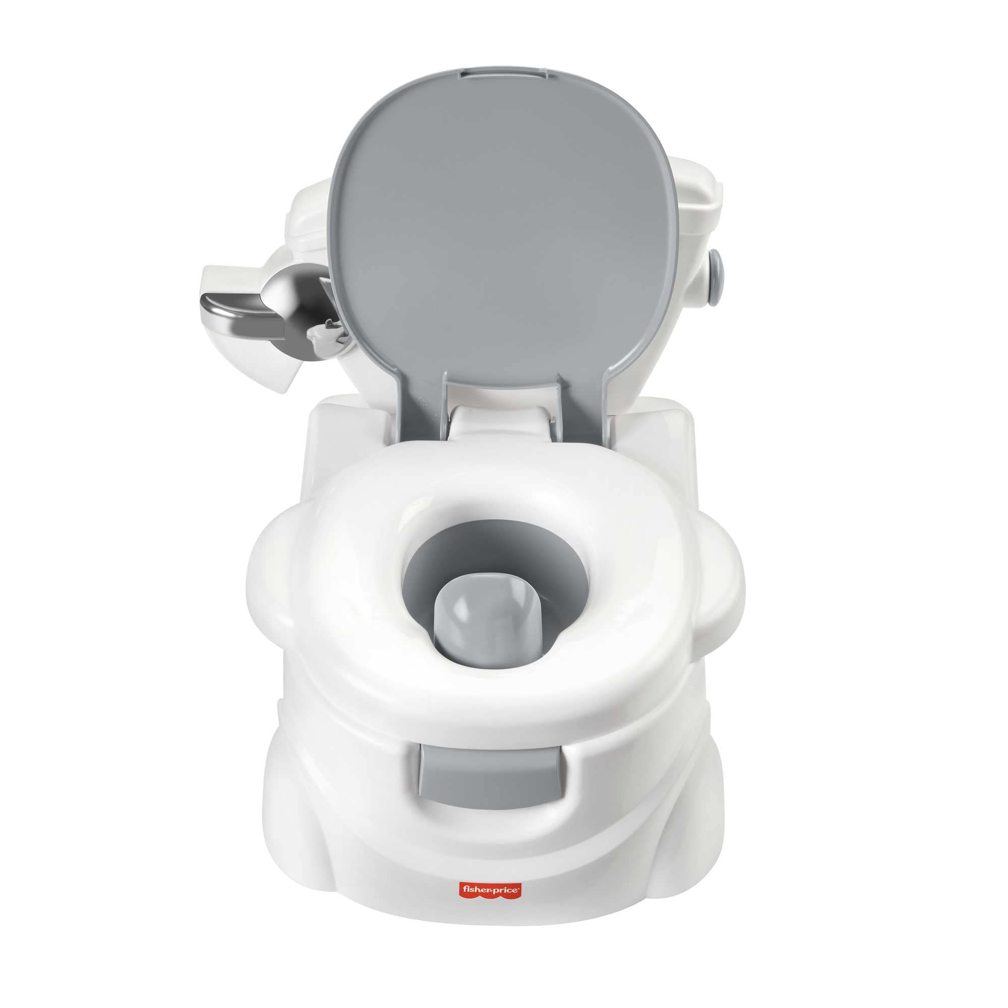 Fisher-Price HJC38 - Meine erste Toilette – Töpfchen für Babys, deutsche Version, interaktives Trainingstöpfchen mit Musik und Geräuschen