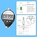 Durometer Tester Shore A Hardness Tester, Rubber Tire Durometer Gauge 0~100HA Digital Hardness Meter with Large LCD Display