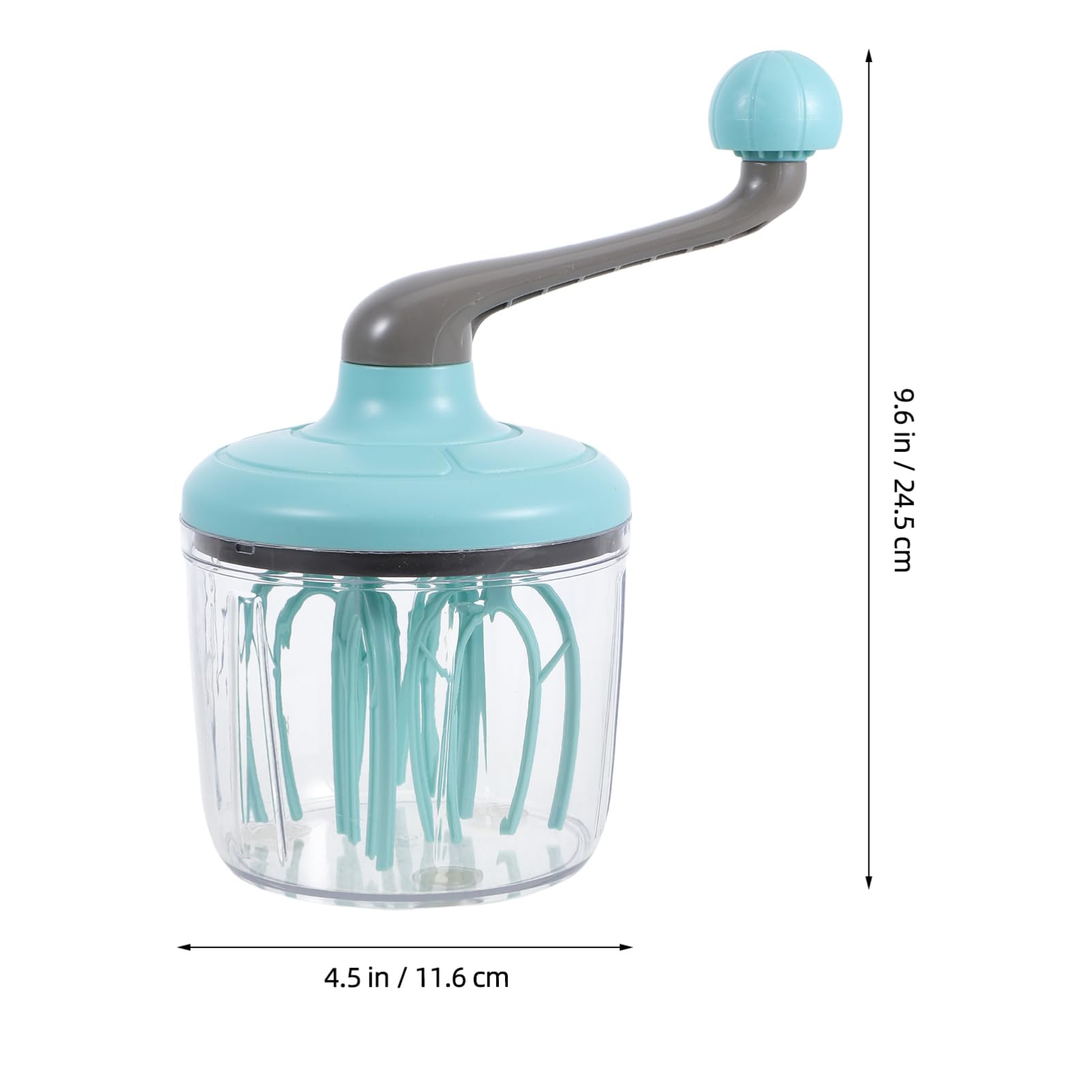 PRETYZOOM Manual Hand Whisk Egg Beaters for Baking Egg White and Yolk Mixer Hand Push Stirrer
