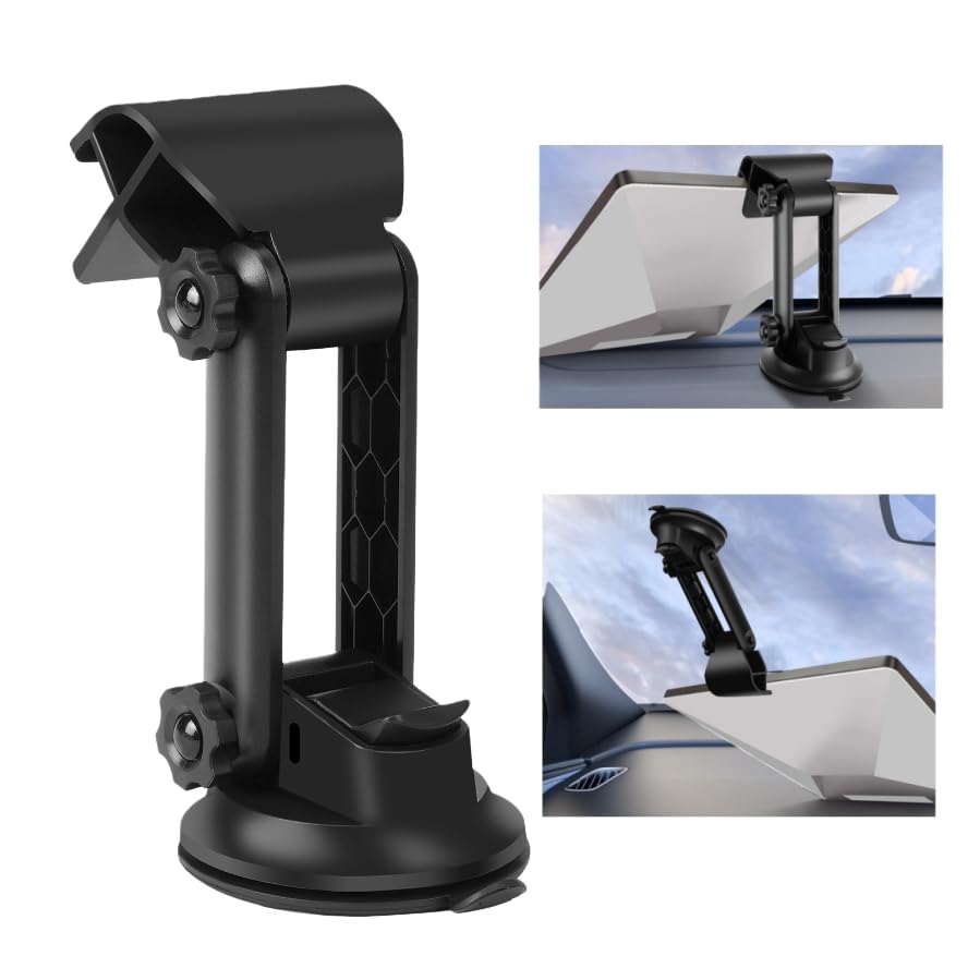 QKJCE Starlink Mini Car Mount for Dashboard [Upgraded Strongest Suction & Clip] Starlink Mini Suction Cup Mount Ultra-Stable Mount