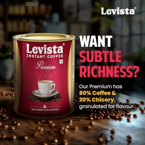 Levista Premium Instant Ground Coffee 200 gm can - Image 8 thumbnail