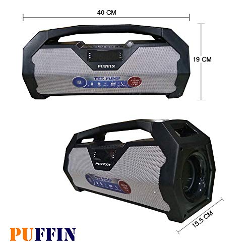 Image of Puffin Electronics Multimedia Trolley Bluetooth Speaker with USB Aux Input Wireless Speaker