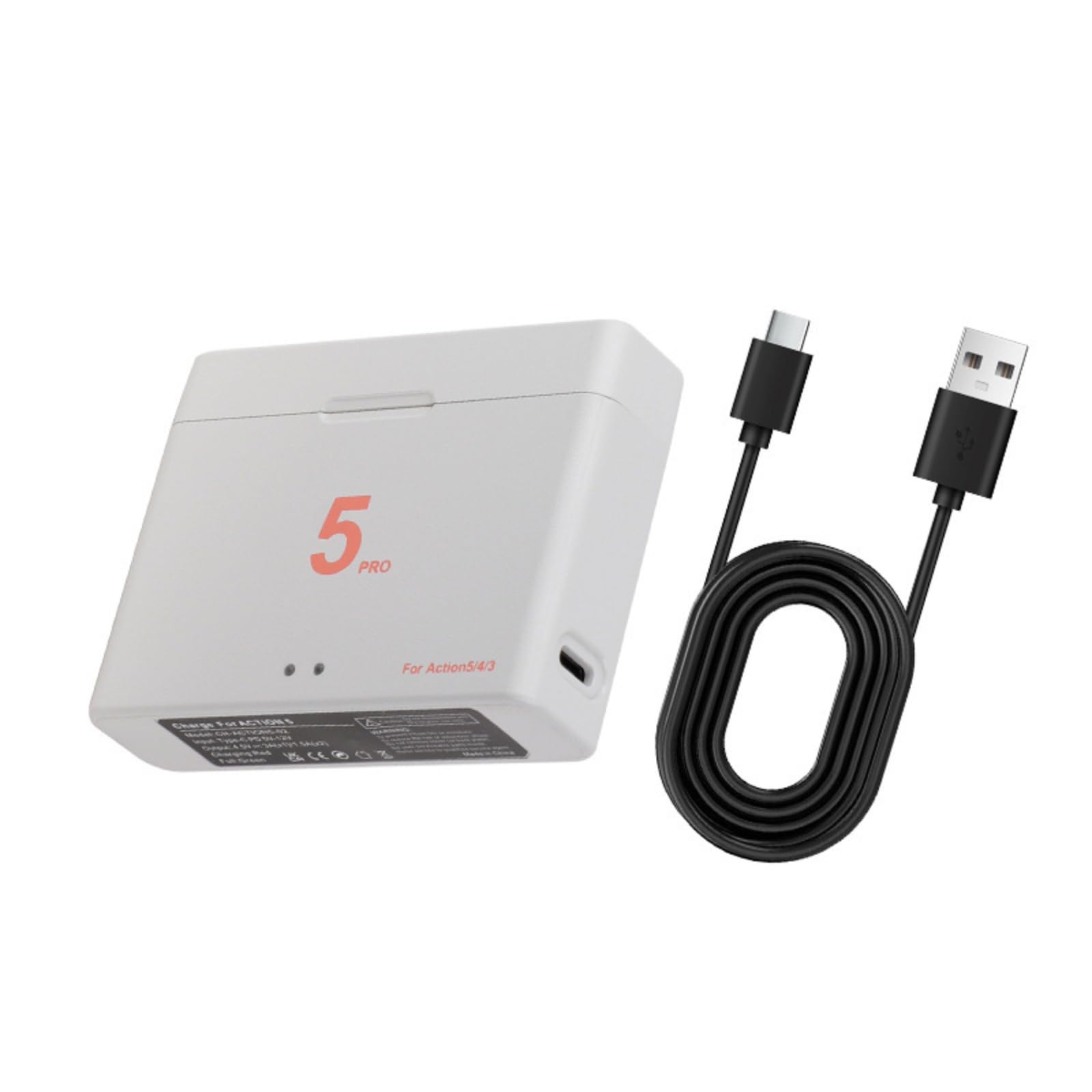 Pidynx Charging Case for DJI osmo action5pro Extreme Cold Resistant Grey