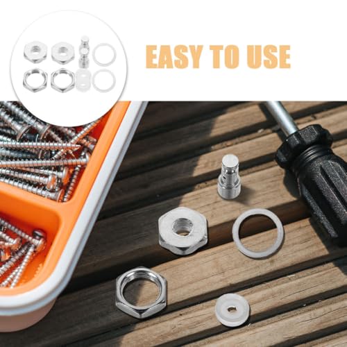 Kit de reemplazo válvula flotante para olla a presión 20 piezas con juntas de silicona y tuercas compatibles para tapa de olla miniatura 4