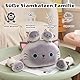 SQEQE Siamese Cat Plushies Stuffed Animals with 4 Babies, Cute Siamese Cat Plush Pillow Soft Toy Birthday Gifts for Girls Boys