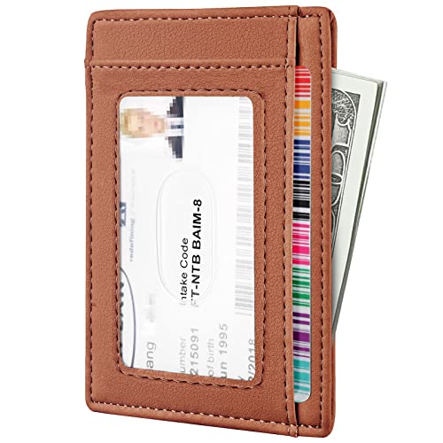 Snapklik.com : Travelambo Front Pocket Minimalist Leather Slim Wallet
