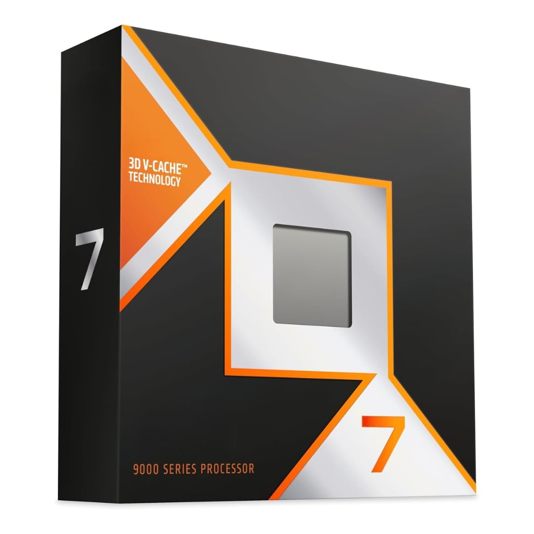 Processador 7 9850X3D 8 Núcleos Cache Otimizado para Jogos