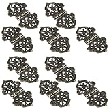 Photo Gallery zilimontt 10 cerniere decorative in lega di zinco con incisione in bronzo, per scatole di gioielli, custodie per vino, piccole casse in legno e progetti artigianali, accessori in stile antico per la Photo Gallery zilimontt 10 cerniere decorative in lega di zinco con incisione in bronzo, per scatole di gioielli, custodie per vino, piccole casse in legno e progetti artigianali, accessori in stile antico per la