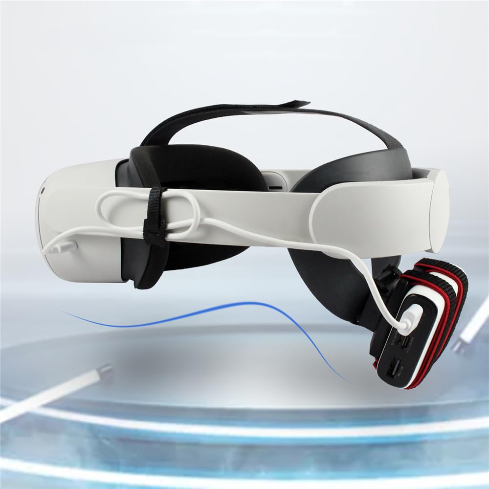 Cinghia Di Fissaggio Per Power Bank VR – Compatibile Con Meta Quest 2/3/3S E Vision Pro
