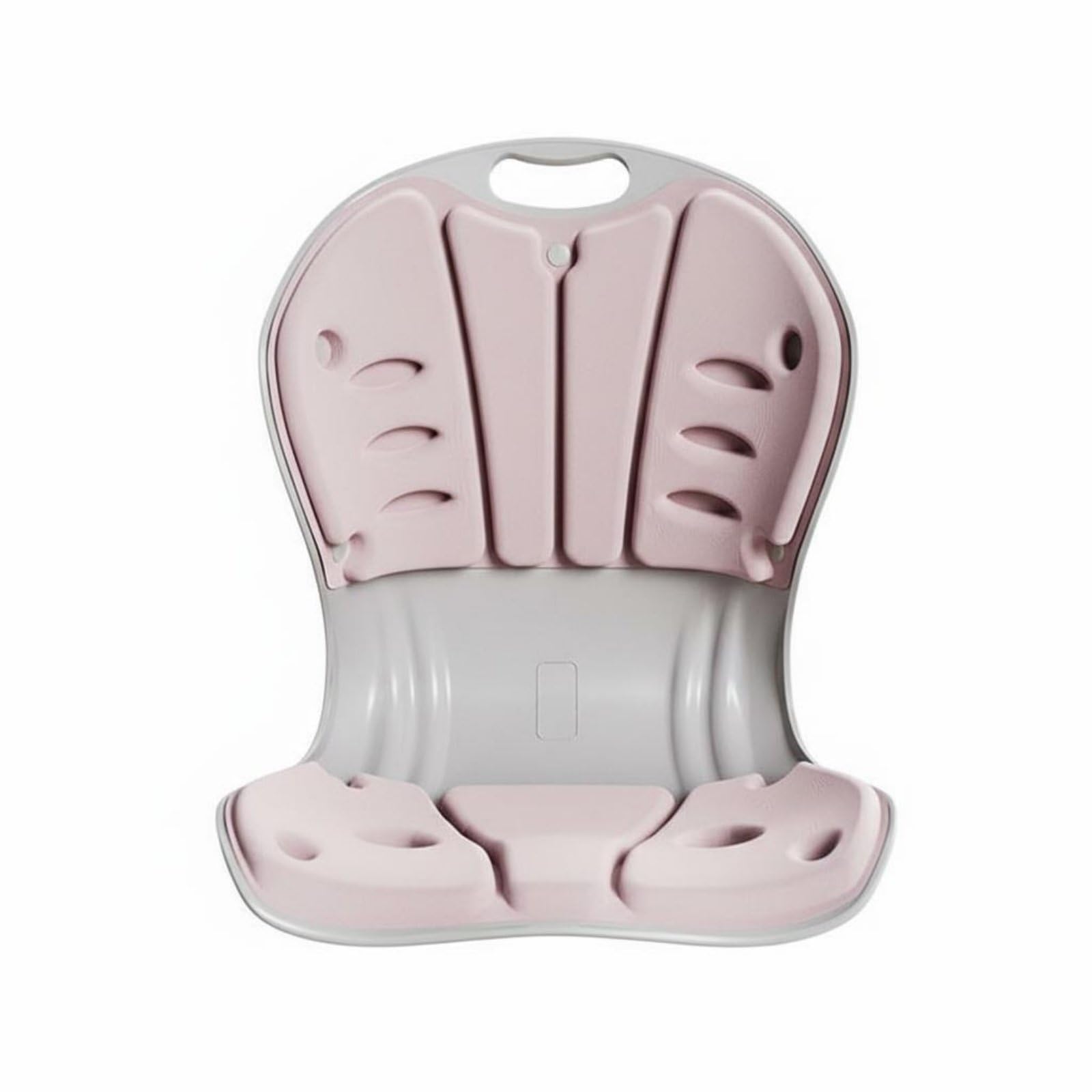 Cuscino Lombare Supporto Schiena Memoria Cuscino per Sedia Poggiareni Supporto Posturale con Schiuma E Sostegno Mirato a Zona Lombare E Anche Adatto Auto, Rosa, Con Tracolla