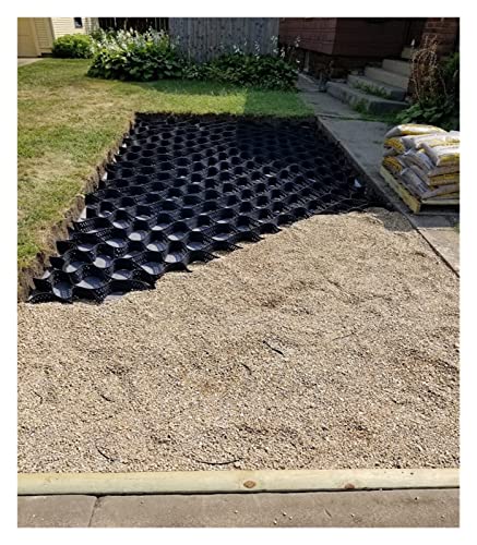 Hochleistungs-HDPE-Geogitter-Stabilisator for Einfahrten zur Kies- und Erosionskontrolle – 2' und 4' Höhe, 3ft–164ft(4x10 m (13x33 ft) 5cm/2' High)