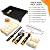 Raulde Paint Roller Kit of 10 Pcs - Includes a Paint Tray, Brush, Large and Mini Rollers & Sleeves, Paint Repellent Masking Tape, Paint Mixer - Roller Set for Painting Walls