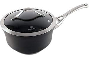 Calphalon Select Nonstick 2.5 Quart Saucepan with Lid: Reliable Cooking Companion for Effortless Meals