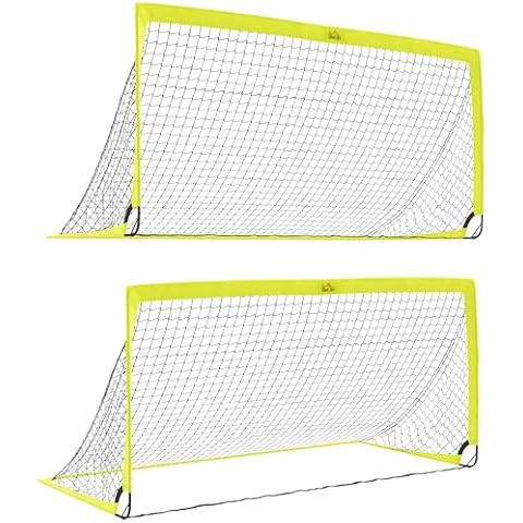 HOMCOM Portable Football Goal Net Set Cover