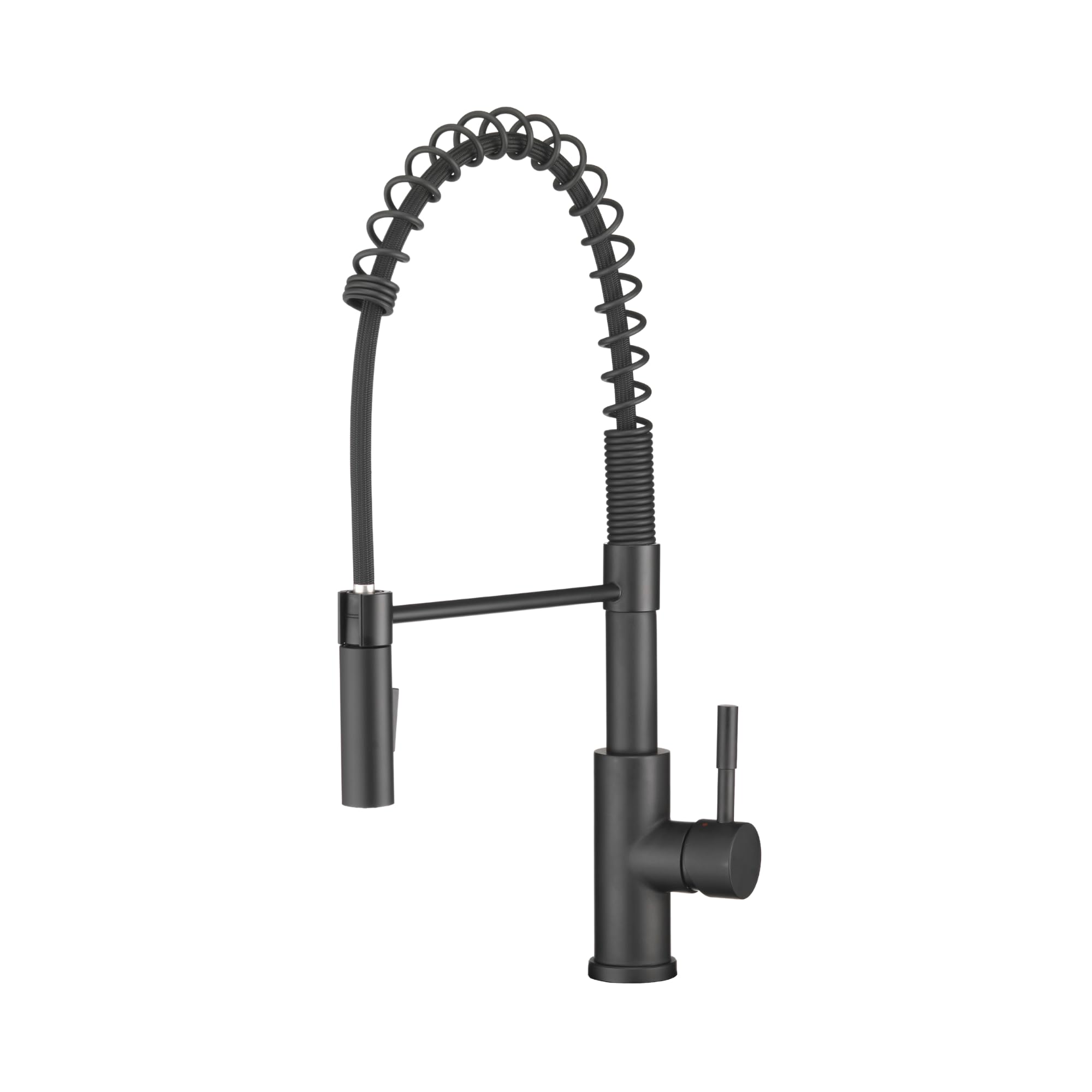 Dura Faucet DF-MK504SLK-MB RV Pull-Down Kitchen Faucet (Matte Black)