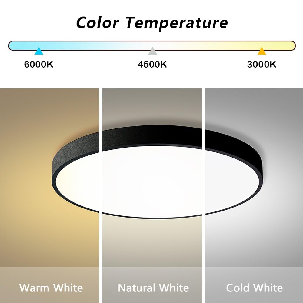 Immax NEO LITE SEMPLici Smart-Deckenleuchte Tuya WiFi BEACON, 80 cm, 96 W, 6912 lm, schwarz
