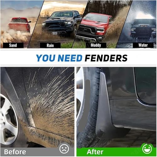Guardabarros delanteros Hyundai Elantra AD 2016-2019 para evitar daños por piedras y barro 4