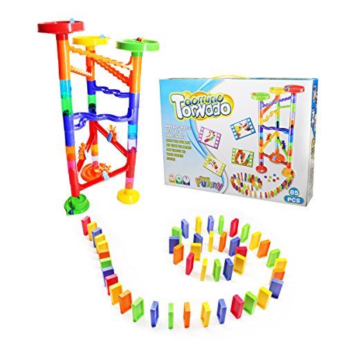 image for VERZABO Marble Run Set Marble Track Maze for Kids Marble Race Track fo