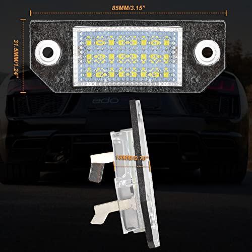 Ampoules LED plaque Ford Focus solution aux éclairages jaunis - 4