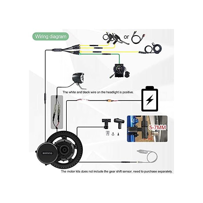 Bafang BBS01B 48V 350W Mid Motor Drive System Kits - Image 5
