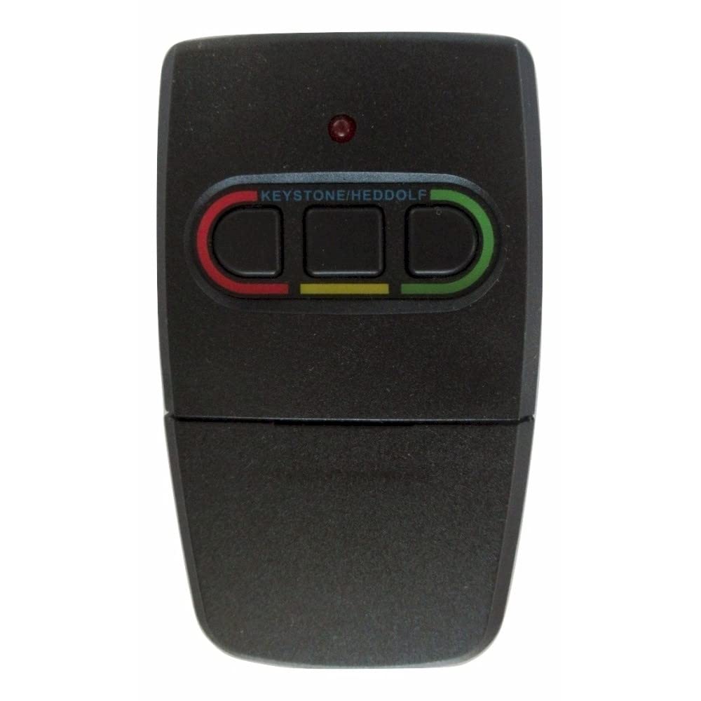 Heddolf Keystone P220-3KB Garage Door Opener Remote, 318MHz, 3-Button, Compatible with Allstar, Allister, Pulsar