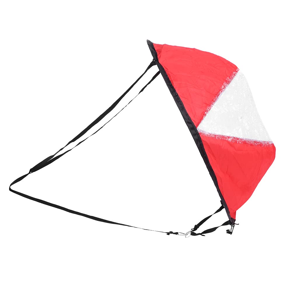 Brrnoo Voile de Vent pour Kayak et Canoë Voile Compacte en Polyester Léger