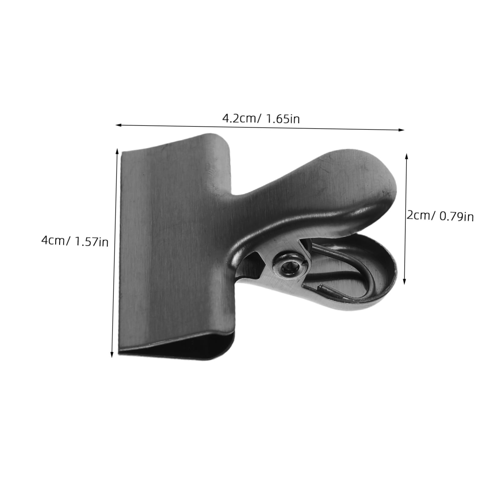 Unomor Stainless Steel T-Shaped Bag Clip Food Storage Sealer for Kitchen Snack Preservation Clip Heavy Duty for Bags Freshness Maintenance