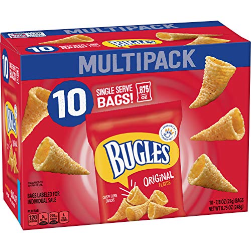 Bugles Original Flavor Crispy Corn Snacks, 10 ct