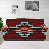 FUSURIRE Aztec Sofa Cover Southwestern Style Stretch Couch Slipcover Soft Couch Cover Living Room De