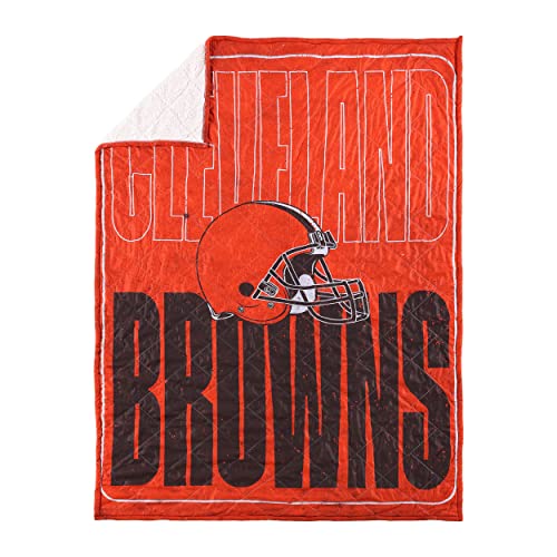 Cleveland Browns NFL Big Game Sherpa Lined Throw