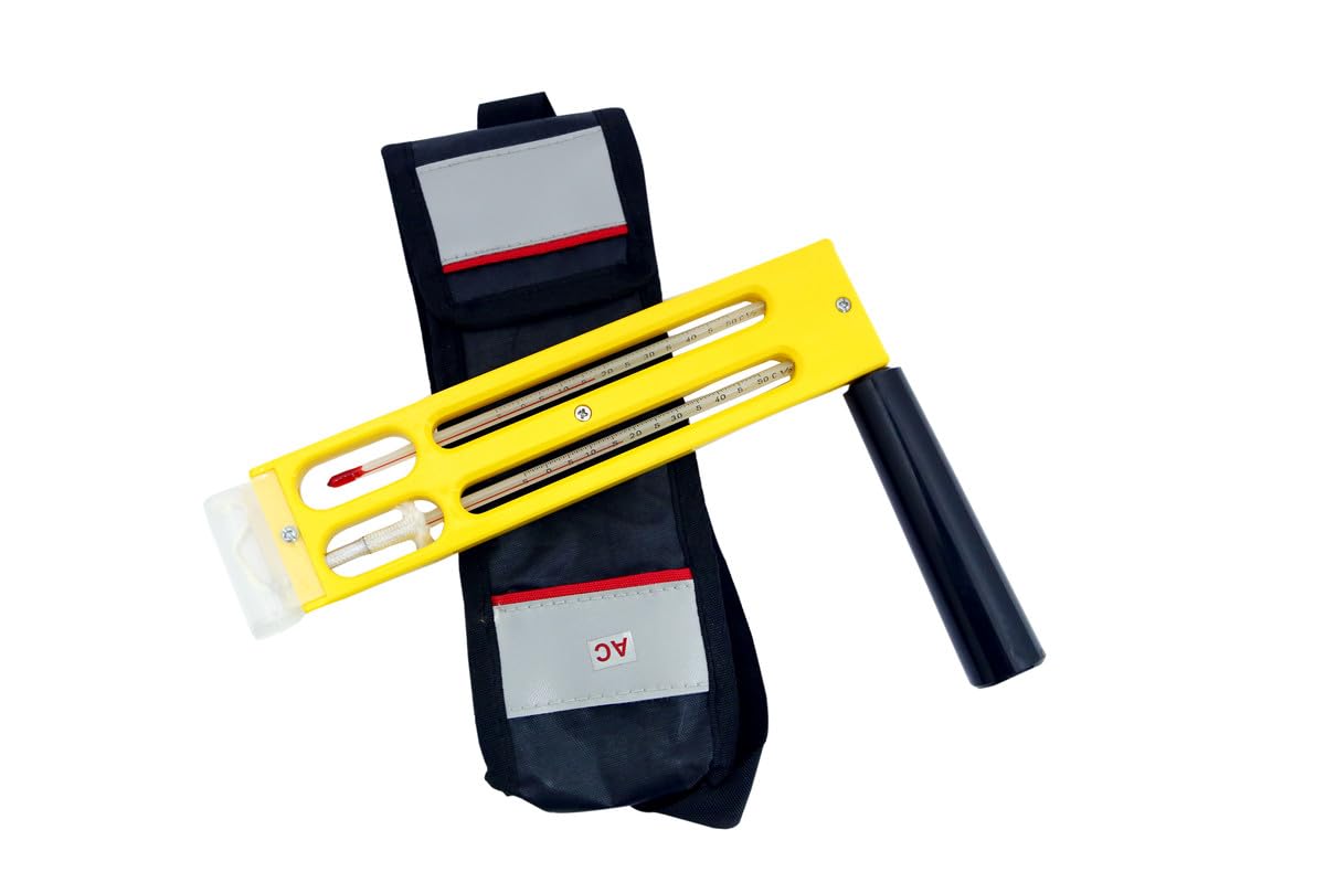 R-TEK Sling Psychrometer or Whirling Hygrometer Thermometer Plastic Body (Type centigrade) (Alcohol filled) (B0CXPZHMBY) Amazon Price History, Amazon Price Tracker
