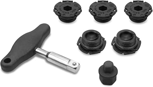 5 tapones de drenaje de aceite del motor para reemplazar 11137605018 con 1 conjunto de herramientas de instalación de extracción para BMW X1 X3 X4